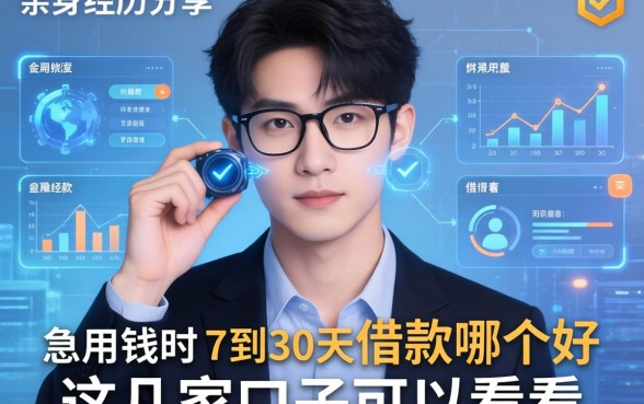 亲身经历分享：急用钱时7到30天的借款哪个好？这几家口子可以看看