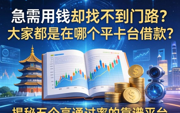 急需用钱却找不到门路？大家都是在哪个平台上借款？揭秘五个高通过率的靠谱平台
