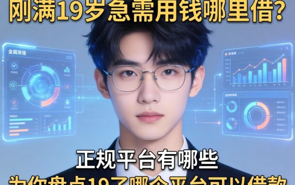刚满19岁急需用钱哪里借？正规平台有哪些？为你盘点19了哪个平台可以借款