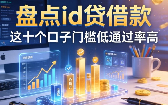 盘点id贷借款的有哪些软件,这十个口子门槛低通过率高
