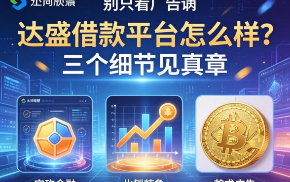 达盛借款平台怎么样？别只看广告词，三个细节见真章