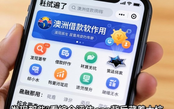 我试遍了澳洲借款软件,发现那些不看综合评估的app背后藏着大坑