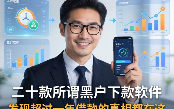 我翻了二十款所谓黑户下款软件,发现超过一年借款的真相都在这