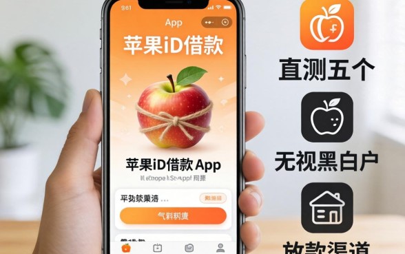 绑苹果id借款app有哪些,实测五个无视黑白户的放款渠道