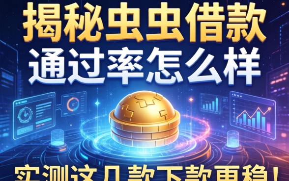 揭秘虫虫借款通过率怎么样，实测这几款下款更稳