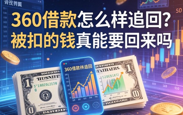 360借款怎么样追回？被扣的钱真能要回来吗