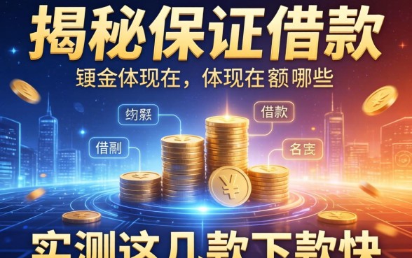 揭秘保证借款体现在哪些方面,实测这几款下款快