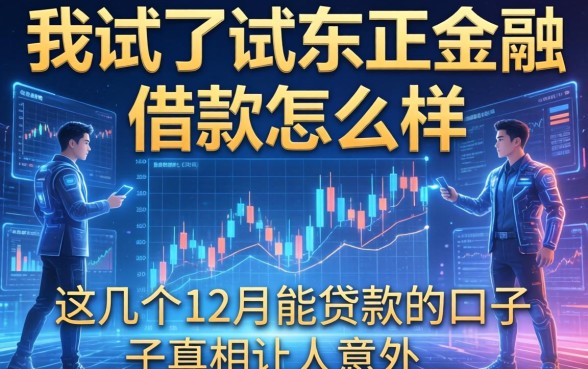 我试了试东正金融借款怎么样，这几个12月能贷款的口子真相让人意外
