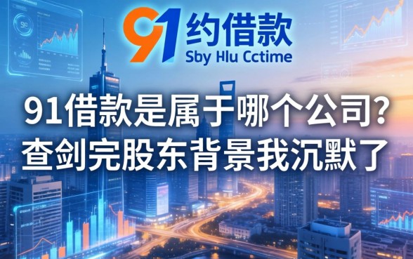 91借款是属于哪个公司？查完股东背景我沉默了