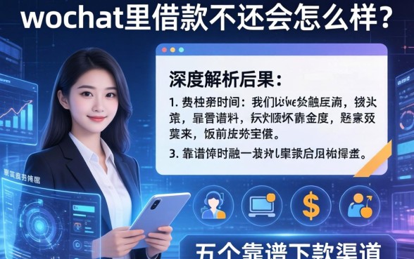 wochat里借款不还会怎么样？深度解析后果及五个靠谱下款渠道