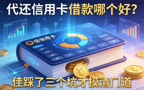 代还信用卡借款哪个好？我踩了三个坑才摸清门道