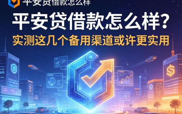i平安贷借款怎么样？实测这几个备用渠道或许更实用