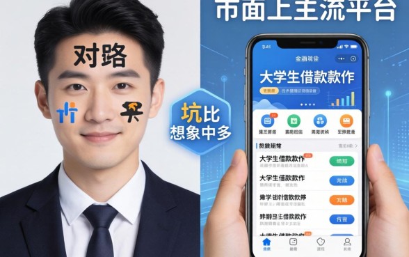 我对比了市面上主流平台，发现大学生借款软件的坑比想象中多