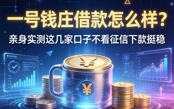 一号钱庄借款怎么样？亲身实测这几家口子不看征信下款挺稳