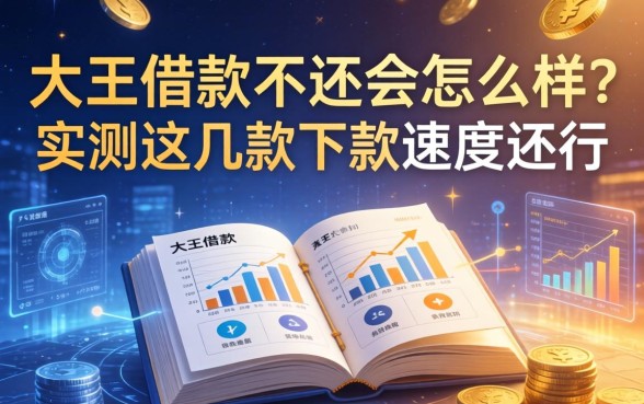 大王借款不还会怎么样？实测这几款下款速度还行