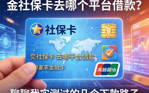 用社保卡去哪个平台借款?聊聊我实测过的几个下款路子