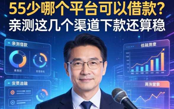 55岁哪个平台可以借款？亲测这几个渠道下款还算稳