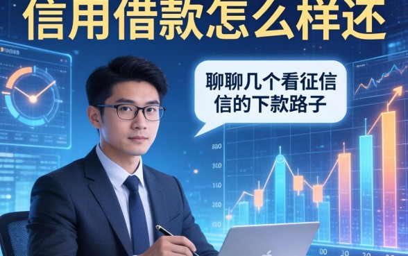 信用借款怎么样还，聊聊几个不看征信的下款路子