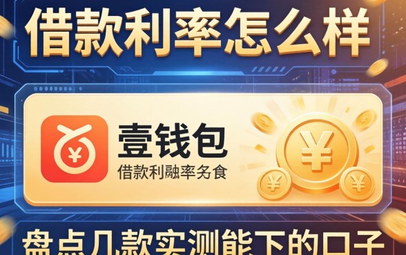 壹钱包的借款利率怎么样？盘点几款实测能下的口子