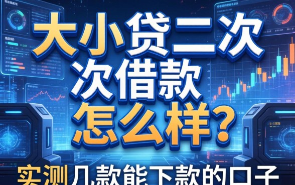 大小贷二次借款怎么样？实测几款能下款的口子