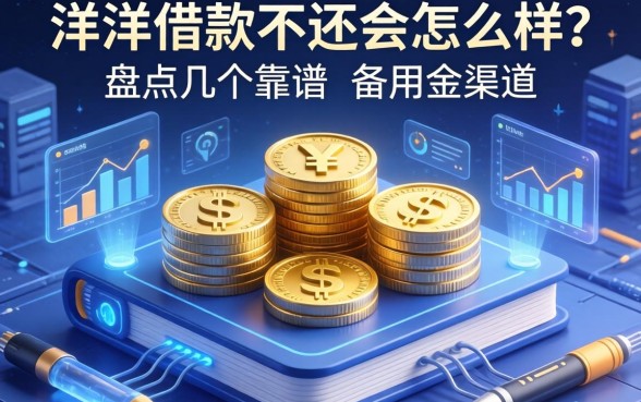 洋洋借款不还会怎么样？盘点几个靠谱的备用金渠道