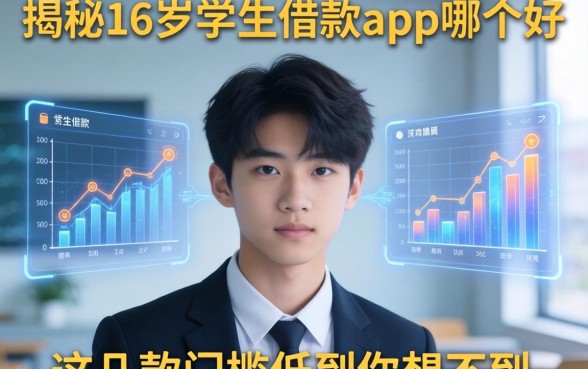 揭秘16岁学生借款app哪个好,这几款门槛低到你想不到