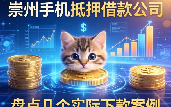 崇州手机抵押借款公司有哪些？盘点几个实际下款案例