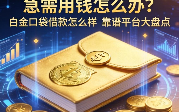 急需用钱怎么办？白金口袋借款怎么样？靠谱平台大盘点