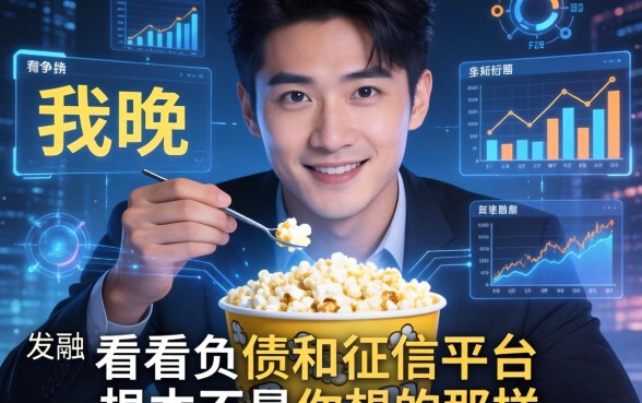 我查了一整晚爆米花，发现不看负债和征信的平台根本不是你想的那样