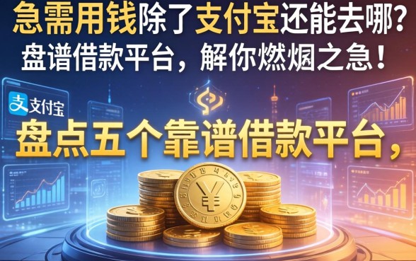 急需用钱除了支付宝还能去哪？盘点五个靠谱借款平台，解你燃眉之急！