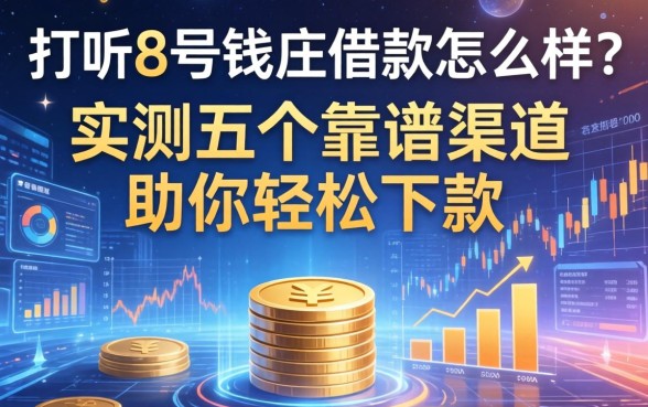 打听8号钱庄借款怎么样？实测五个靠谱渠道助你轻松下款