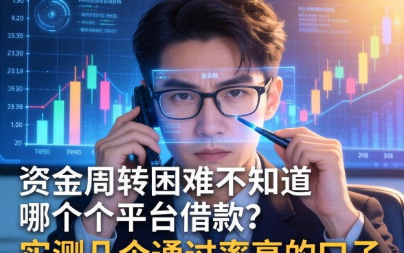 资金周转困难不知道在哪个平台借款？实测几个通过率高的口子