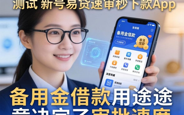 我测试了新号易贷速审秒下款app，发现备用金借款用途有哪些竟决定了审批速度