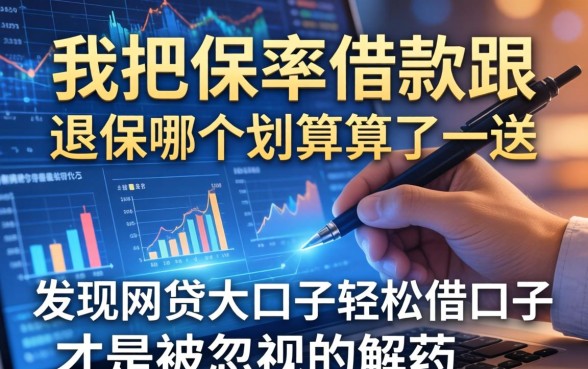 我把保单借款跟退保哪个划算算了一遍，发现网贷大口子轻松借口子才是被忽视的解药