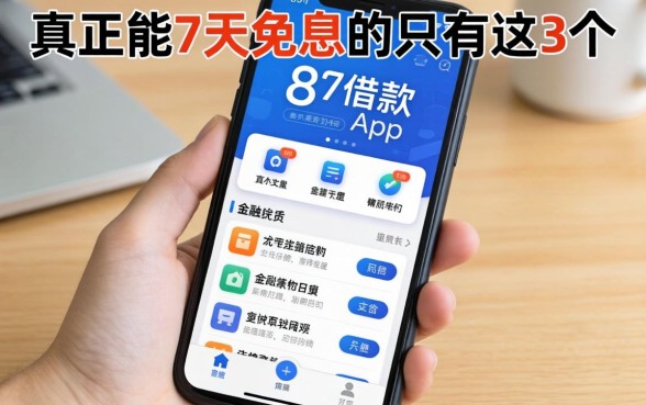 我手机里有8个借款app，但真正能7天免息的只有这3个