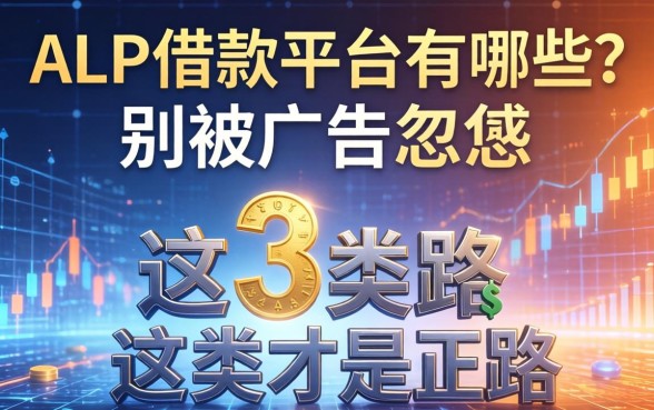 app借款平台有哪些?别被广告忽悠,这3类才是正路