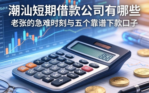 潮汕短期借款公司有哪些？老张的急难时刻与五个靠谱下款口子