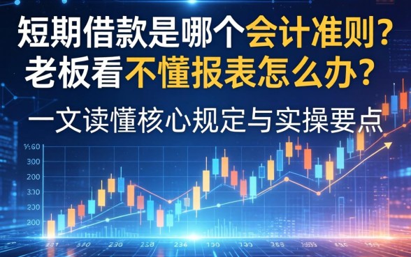 短期借款是哪个会计准则？老板看不懂报表怎么办？一文读懂核心规定与实操要点