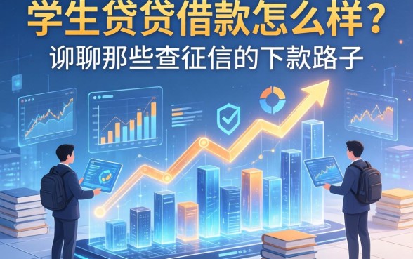学生贷借款怎么样？聊聊那些不查征信的下款路子