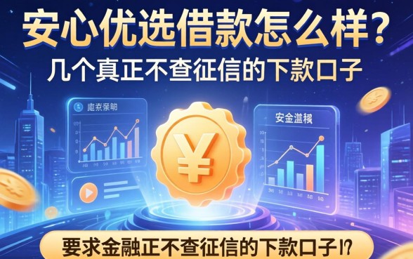 安心优选借款怎么样？分享几个真正不查征信的下款口子