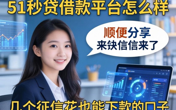 聊聊51秒贷借款平台怎么样,顺便分享几个征信花也能下款的口子