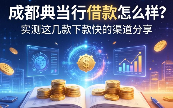 成都典当行借款怎么样？实测这几款下款快的渠道分享