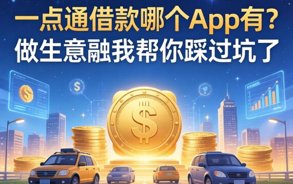 一点通借款哪个app有？做生意的我帮你踩过坑了