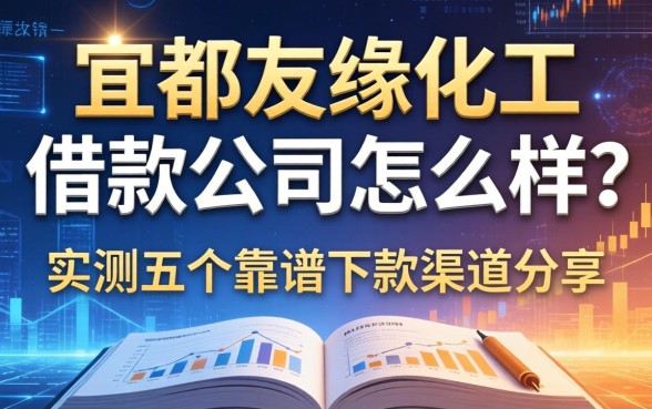 宜都友缘化工借款公司怎么样?实测五个靠谱下款渠道分享