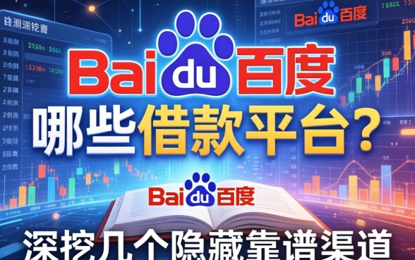 百度还有哪些借款平台?深挖几个隐藏的靠谱渠道