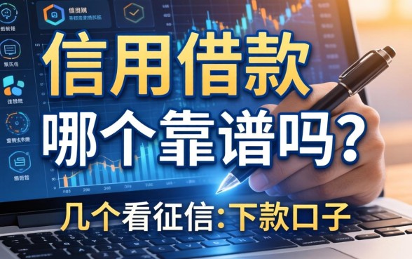信用借款哪个靠谱吗？分享几个不看征信的下款口子