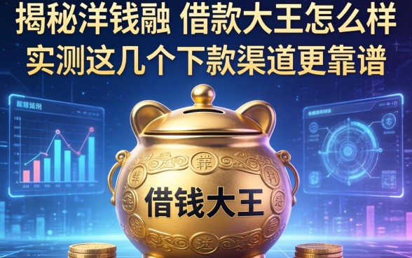 揭秘洋钱罐的借款大王怎么样,实测这几个下款渠道更靠谱