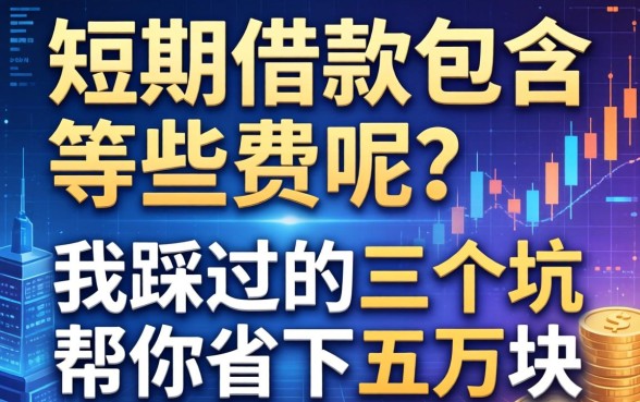 短期借款包涵哪些费用呢？我踩过的三个坑帮你省下五万块