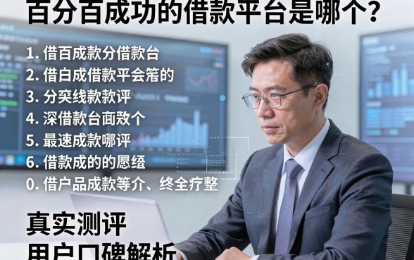 百分百成功的借款平台是哪个?真实测评与用户口碑解析
