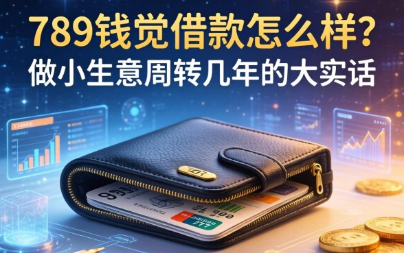 789钱包借款怎么样？做小生意周转几年的大实话